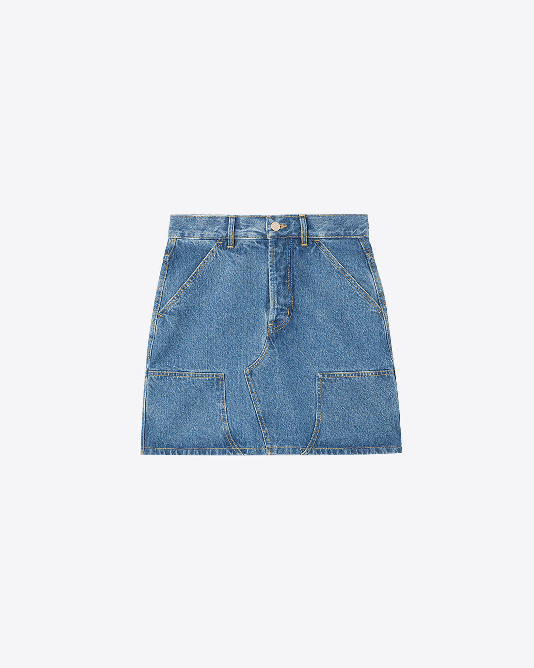 DECONSTRUCTED MINI SKIRT - BLUE - AZ Factory