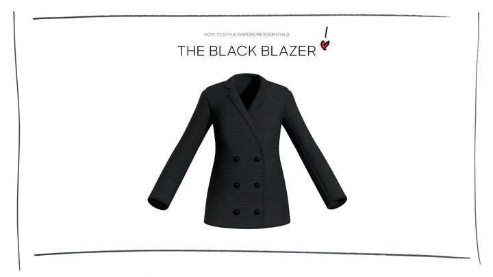 Discover 3 ways to style your classic black blazer