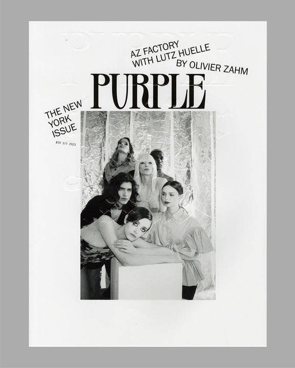 Purple Fashion Magazine Cover Story