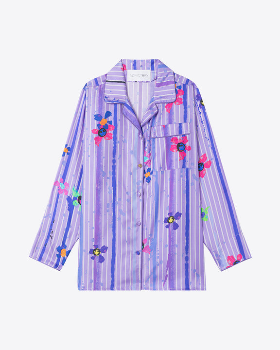 
SILK-TWILL SHIRT - SPLASH PURPLE - AZ Factory