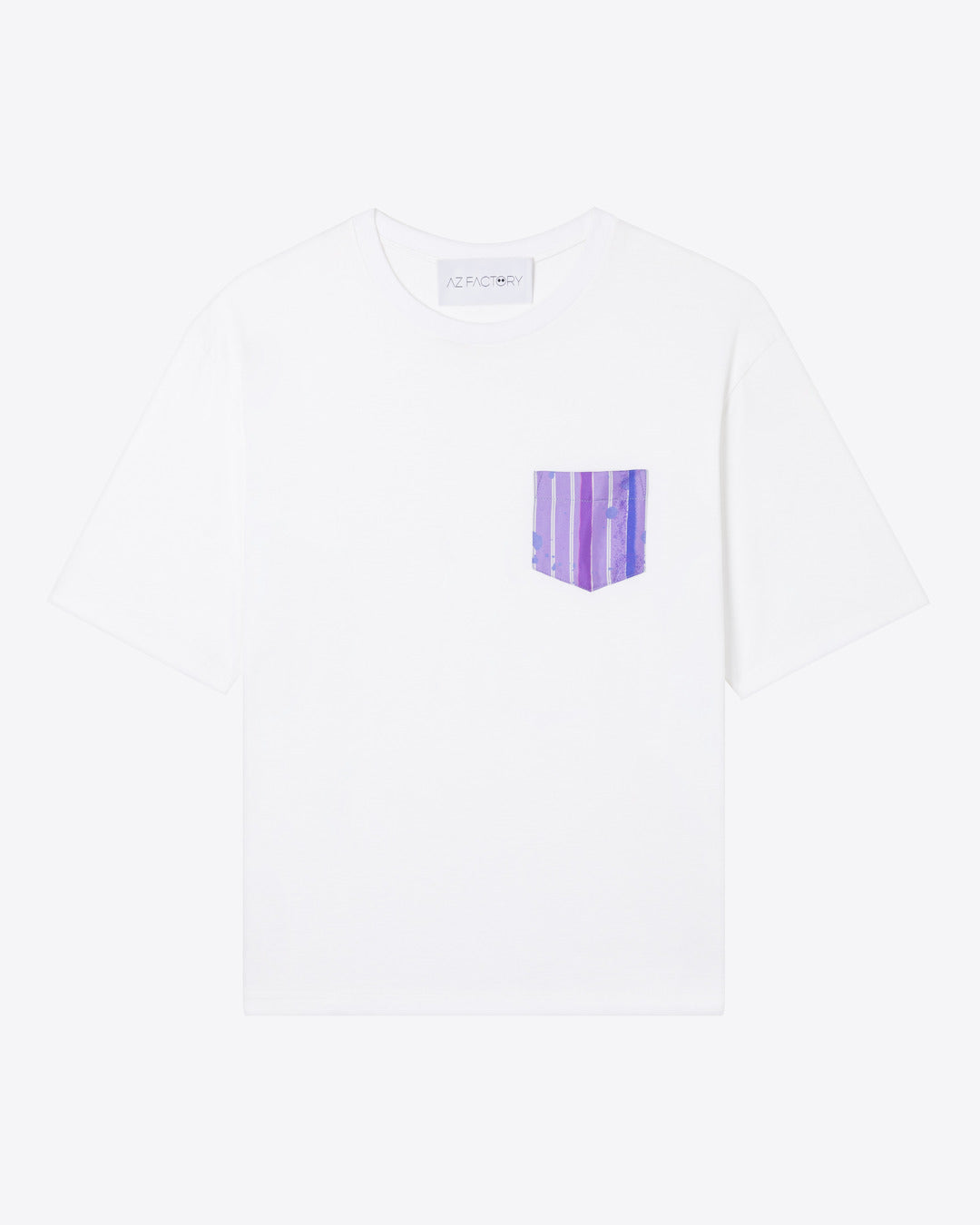 SILK POCKET TEESHIRT - SPLASH PURPLE - AZ Factory
