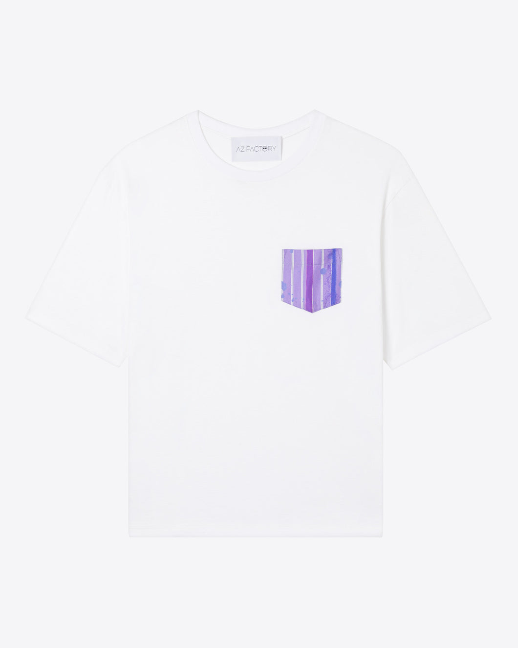 SILK POCKET TEESHIRT - SPLASH PURPLE