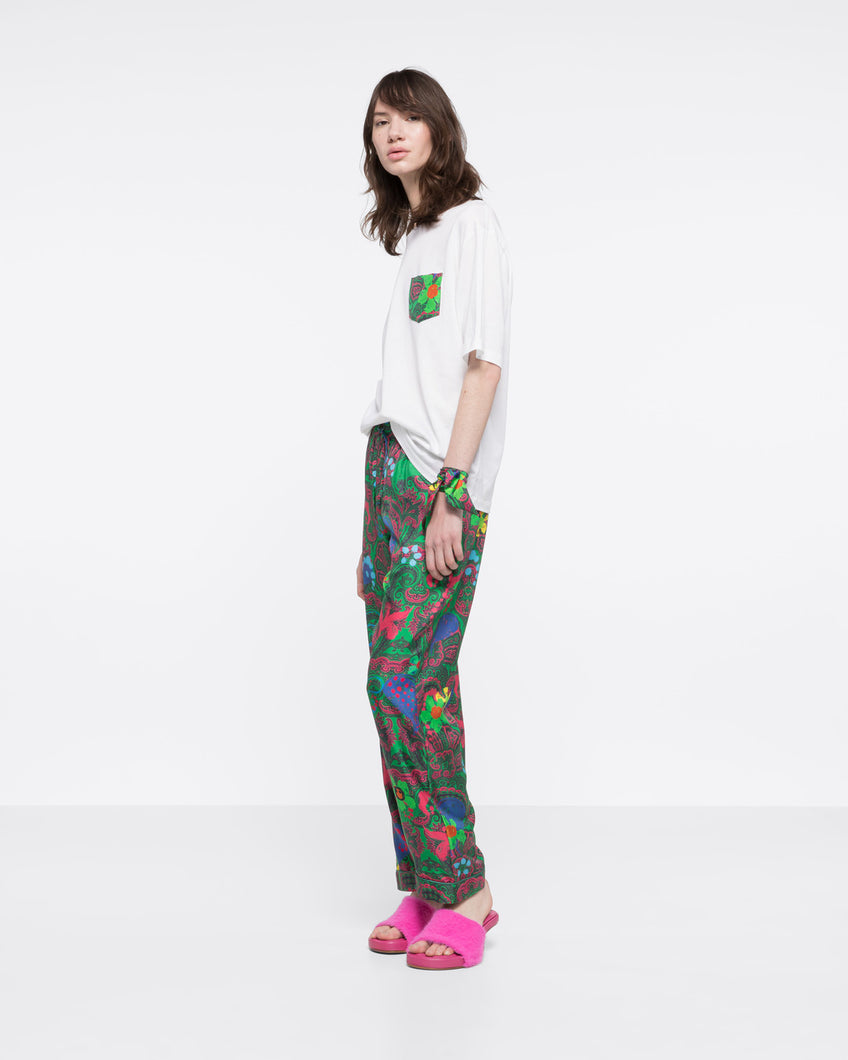 SILK POCKET TEESHIRT - MOTLY PAISLEY - AZ Factory