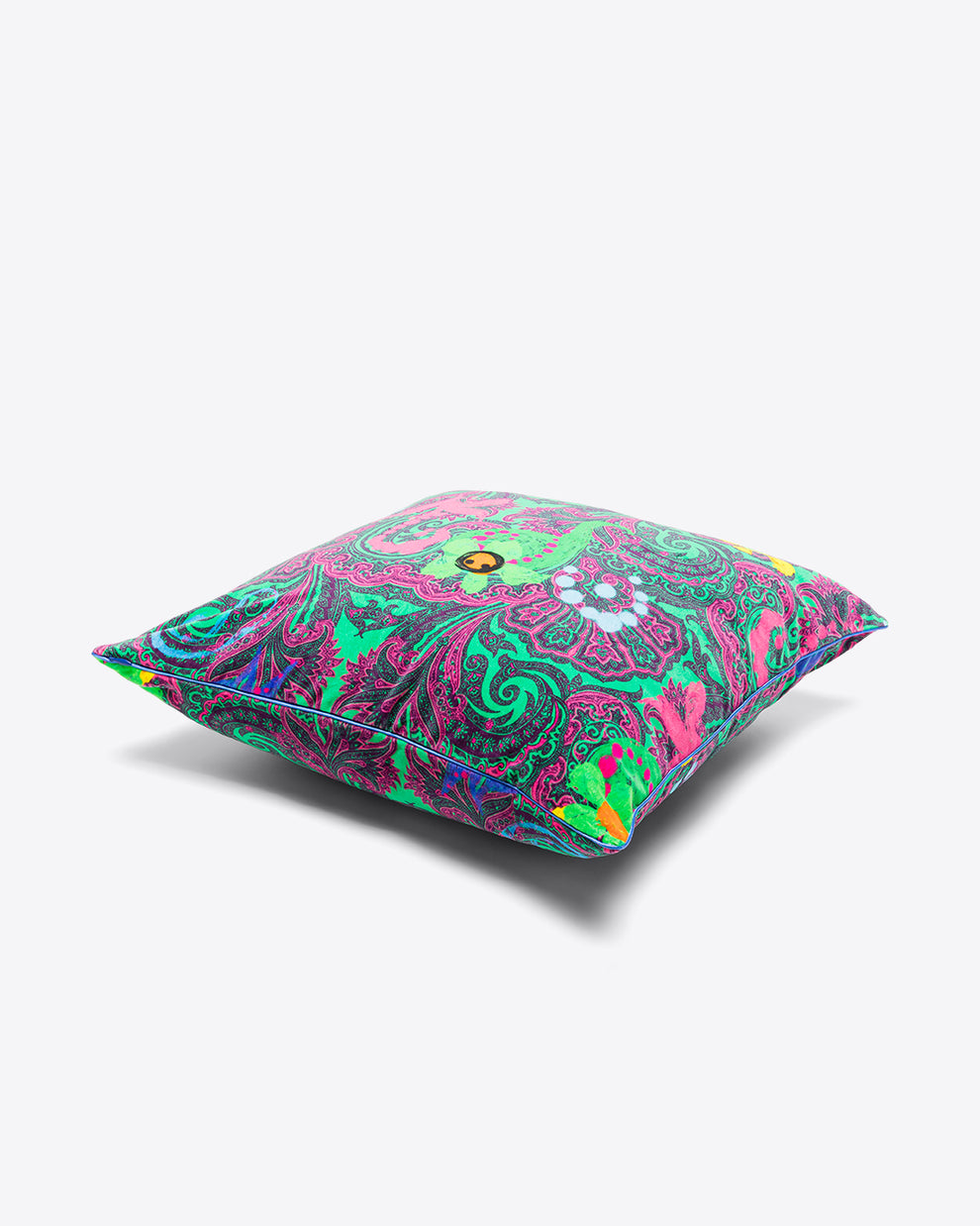 VELVET CUSHION W45cm x H45cm - MOTLY PAISLEY - AZ Factory