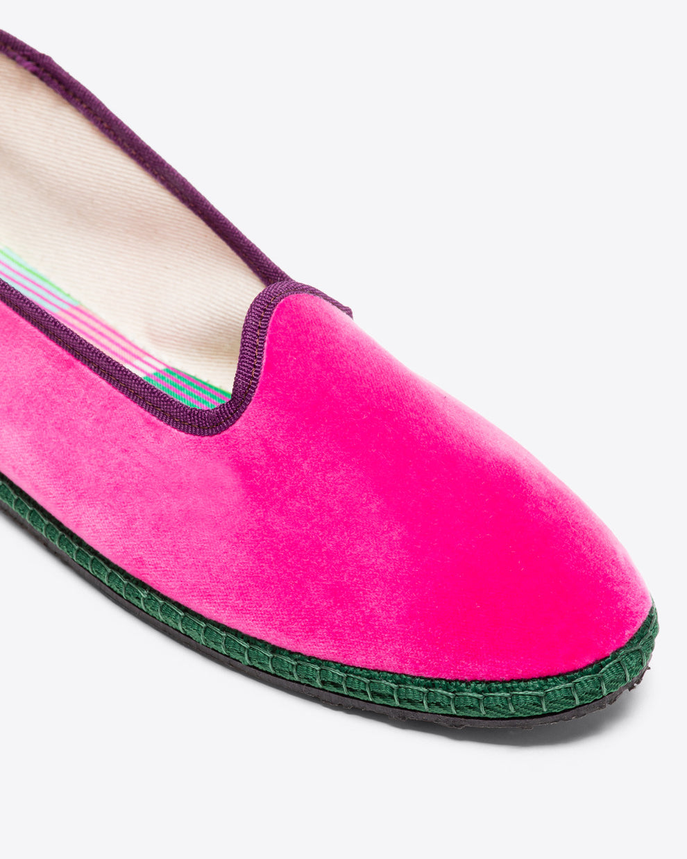 VELVET SLIPPERS - FUCHSIA - AZ Factory