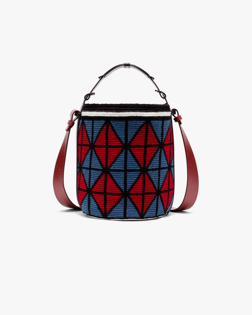 WEAVED MIDI BUCKET - MULTICOLOR