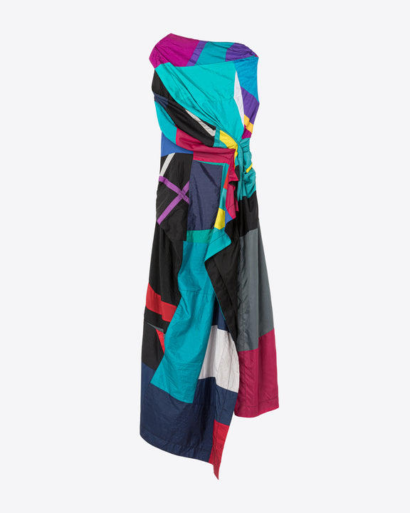 
UPCYCLED DRESS - MULTICOLOR - AZ Factory