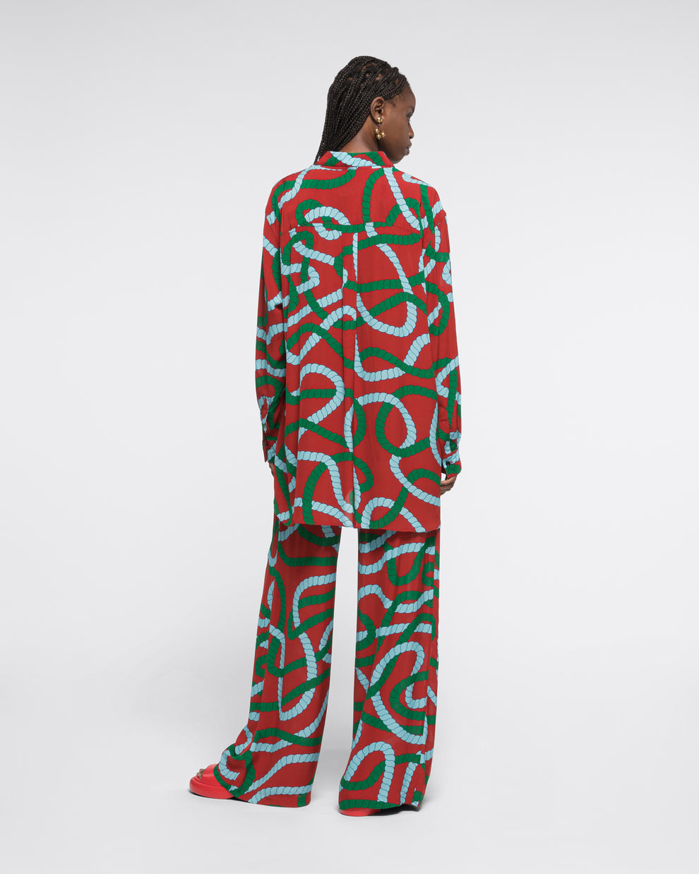 PYJAMA PANTS - BRICK CORD - AZ Factory