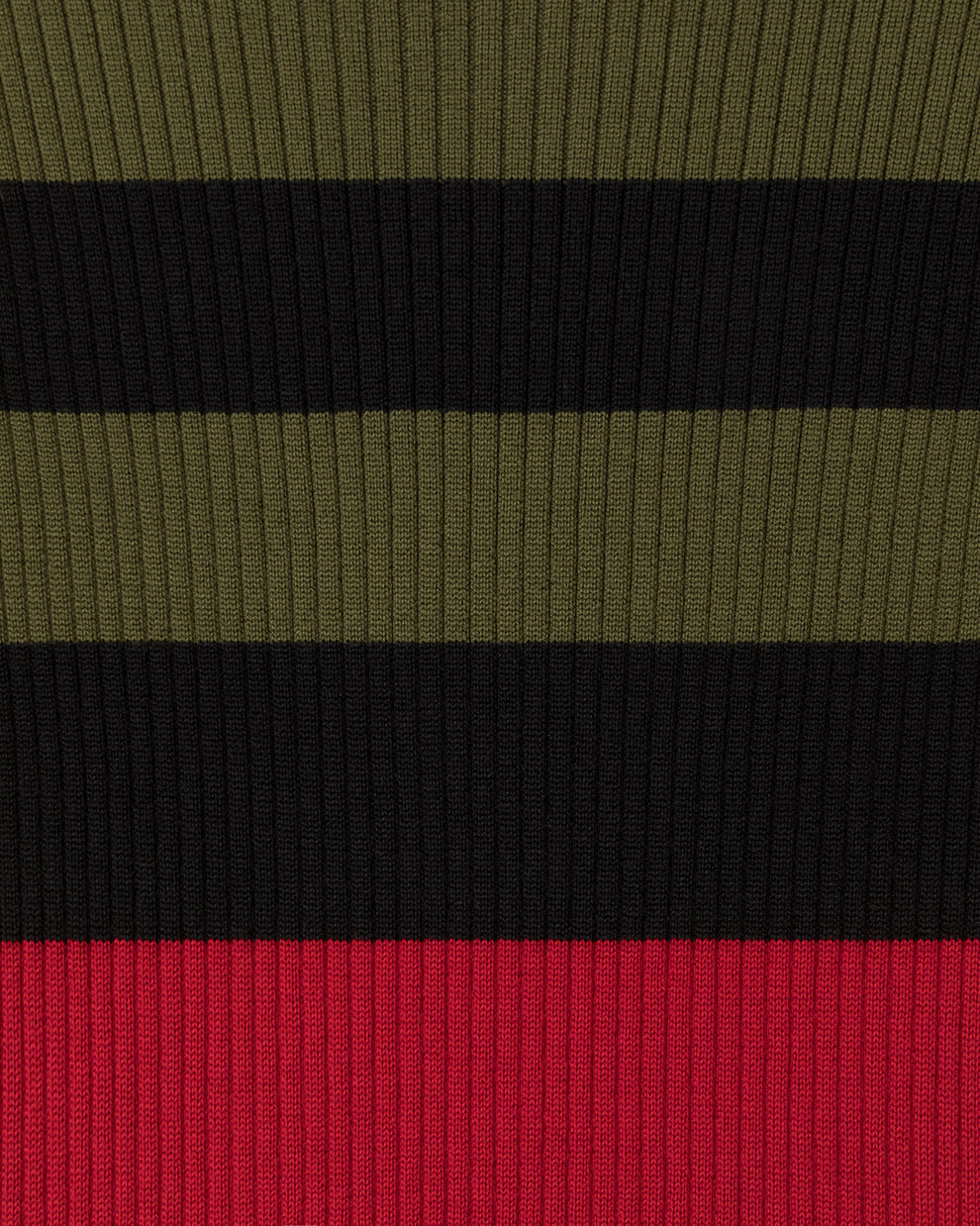 COLORBLOCK CREWNECK WITH A SNOOD - BLACK STRIPES - AZ Factory