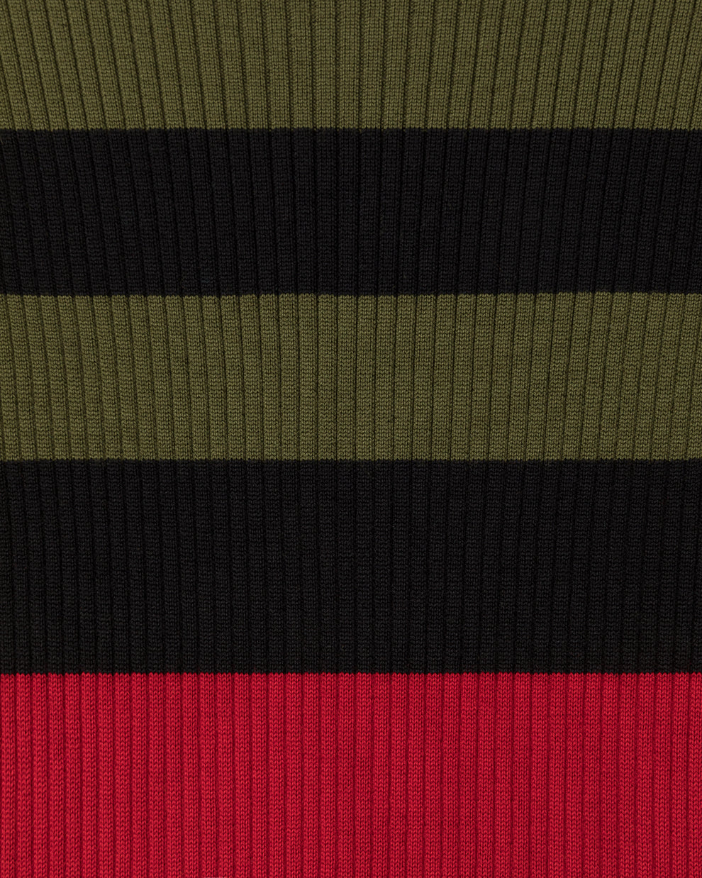 COLORBLOCK CREWNECK WITH A SNOOD - BLACK STRIPES - AZ Factory