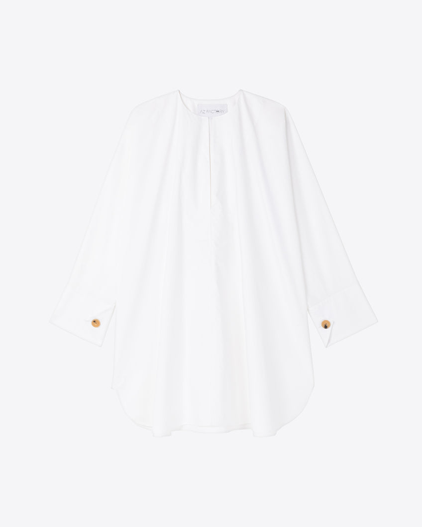 OVERSIZED SHIRT - WHITE - AZ Factory