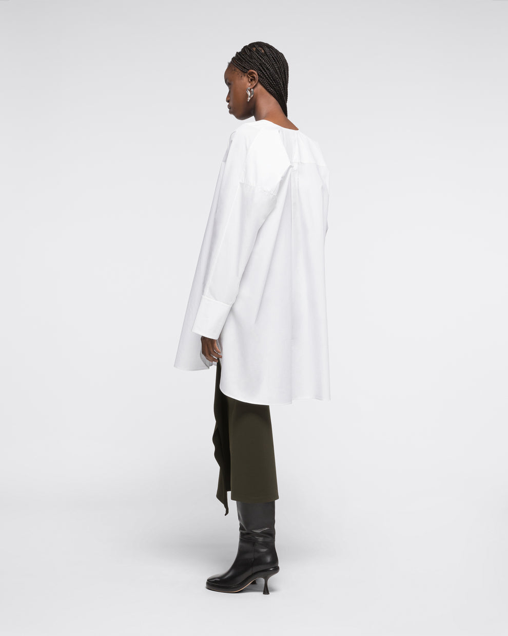 OVERSIZED SHIRT - WHITE - AZ Factory