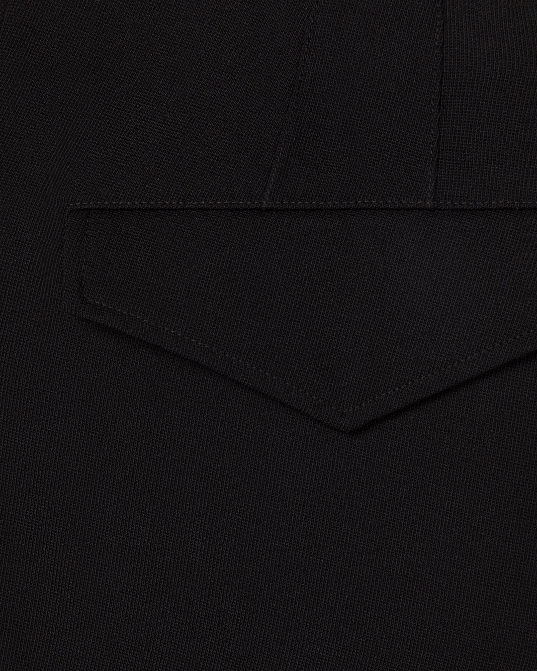 Trousers 21B- Wool100% Gabardine- Black