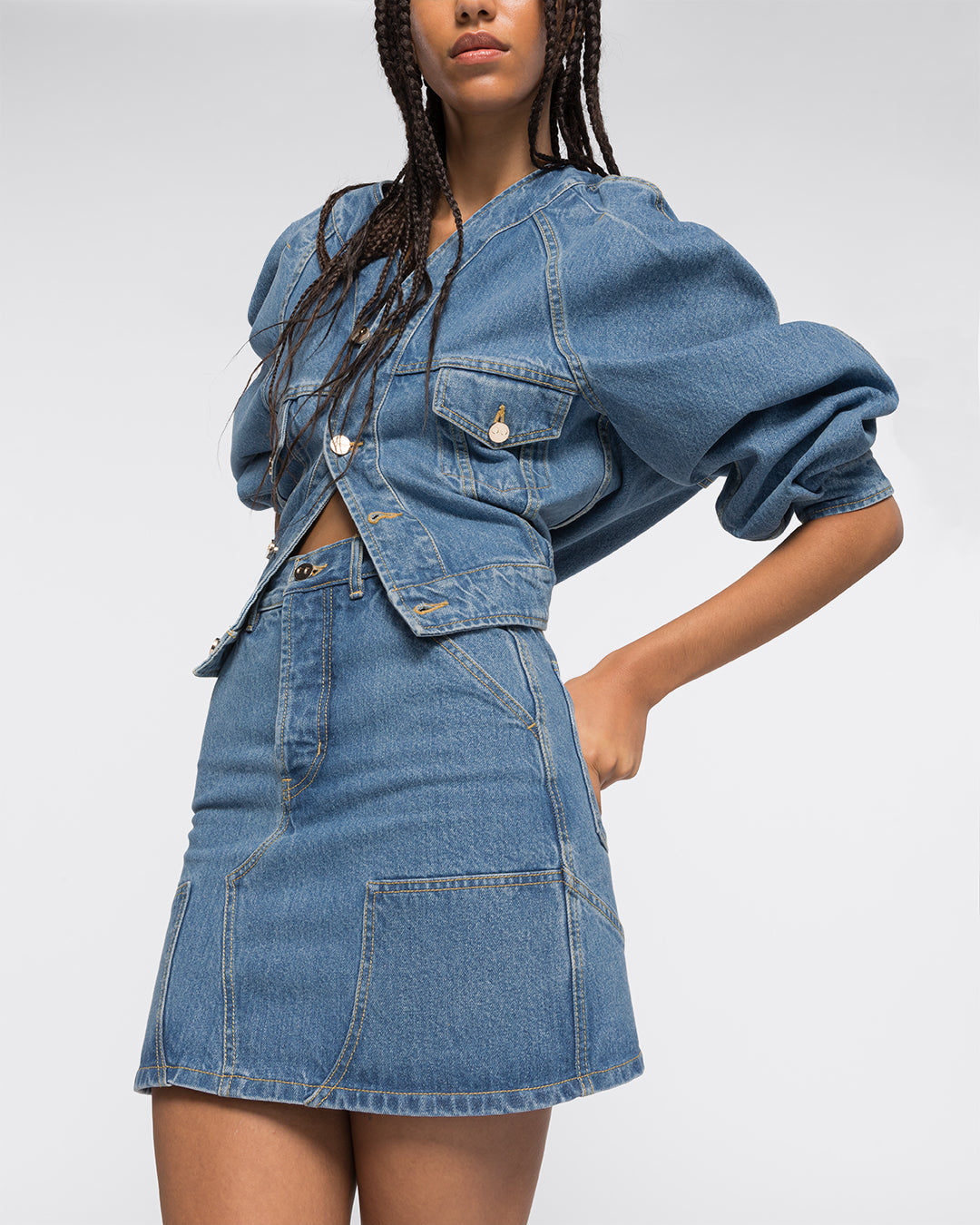 Puffy outlet sleeve jacket