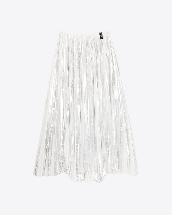 
3D SKIRT - WHITE / SILVER - AZ Factory