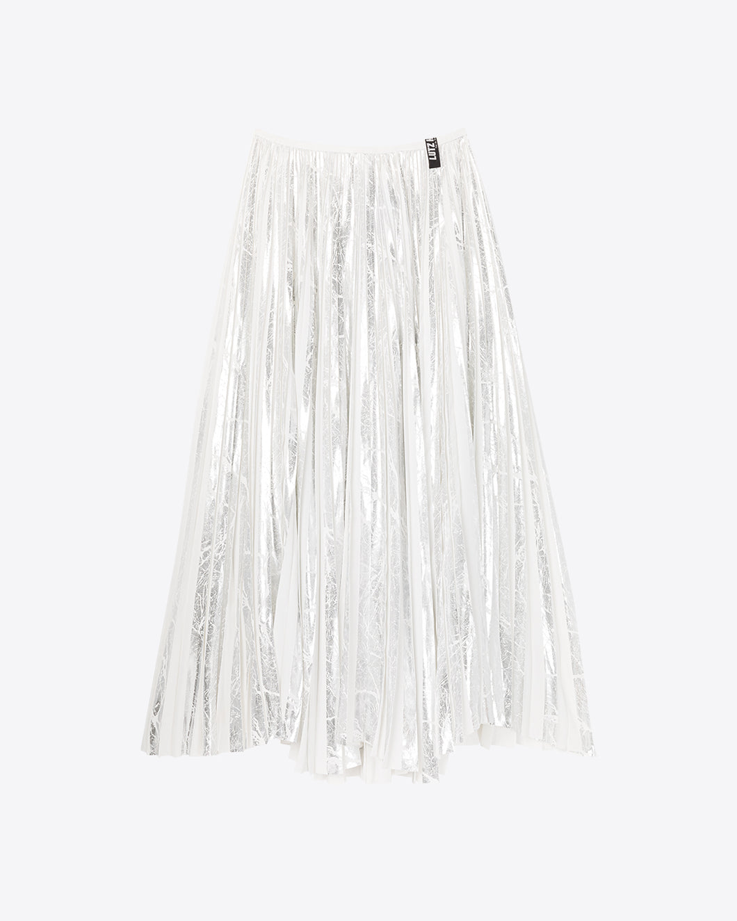 3D SKIRT - WHITE / SILVER