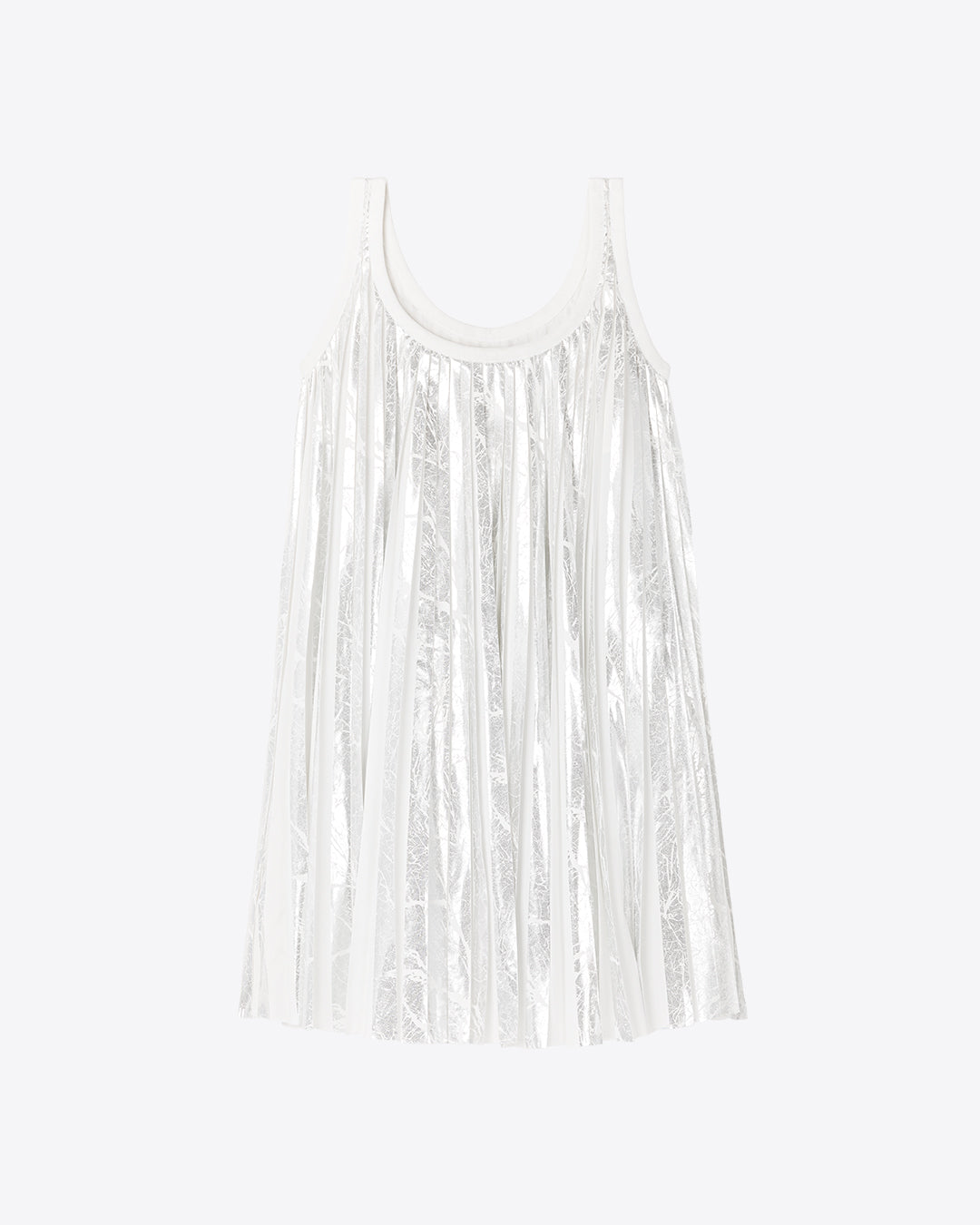 JOSEPHINE DRESS - WHITE / SILVER - AZ Factory