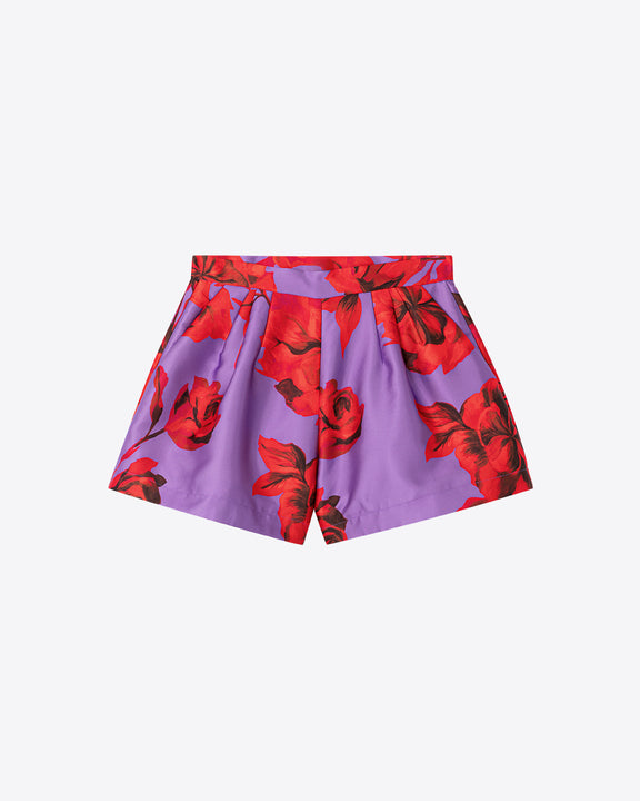 
HIBISCUS SHORT - PURPLE RED - AZ Factory