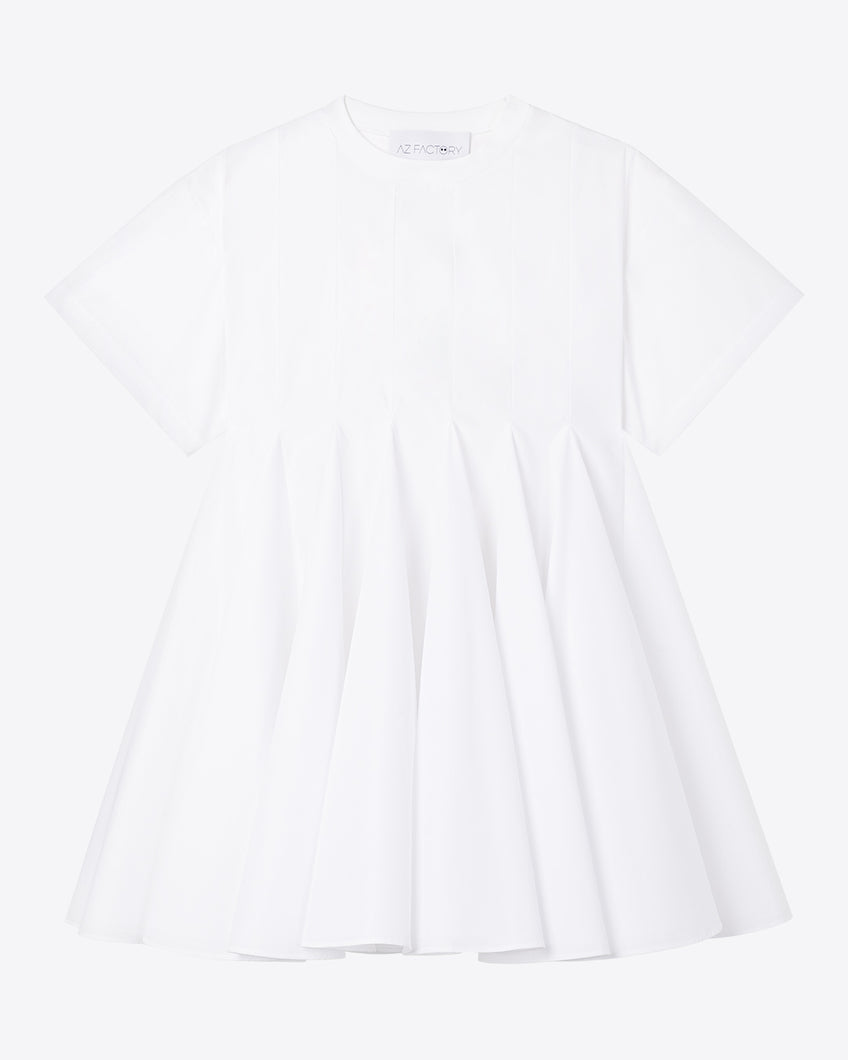 MINI MAGNOLIA T-DRESS - WHITE - AZ Factory