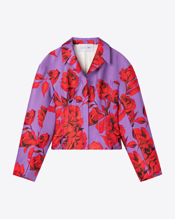 
HIBISCUS JACKET - PURPLE RED - AZ Factory