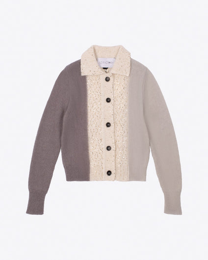 GIA CARDIGAN - DARK GREY