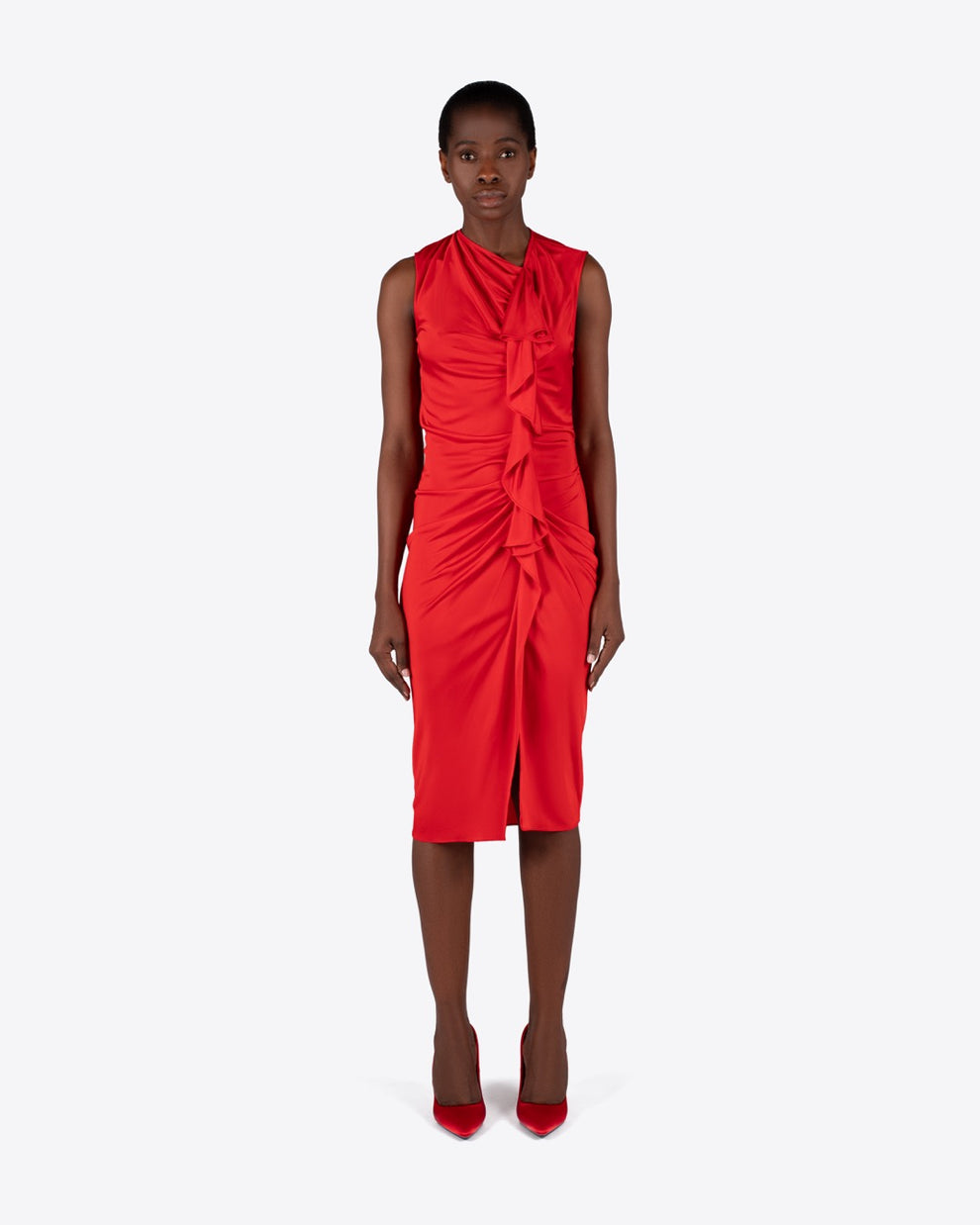 MIRA JERSEY DRESS - RED - AZ Factory