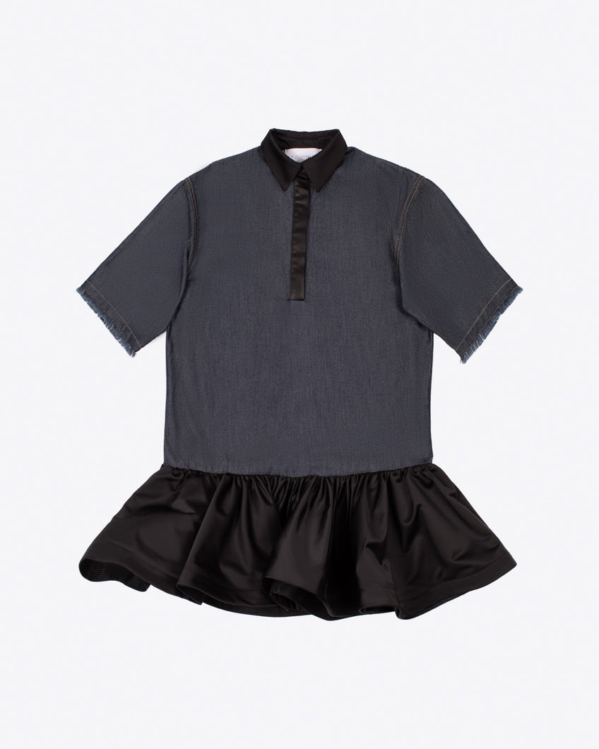 AMARA DENIM DRESS - DENIM - AZ Factory