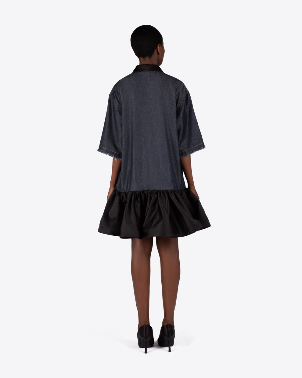 AMARA DENIM DRESS - DENIM - AZ Factory