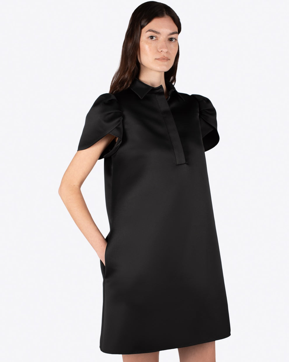 ZINNIA BLACK DRESS - BLACK - AZ Factory
