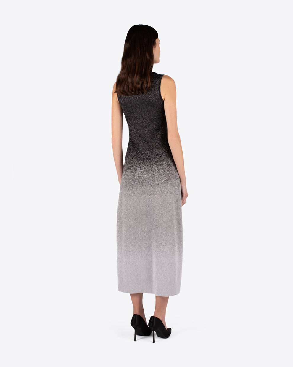 NYX DEGRADE KNIT DRESS - DARK GREY - AZ Factory