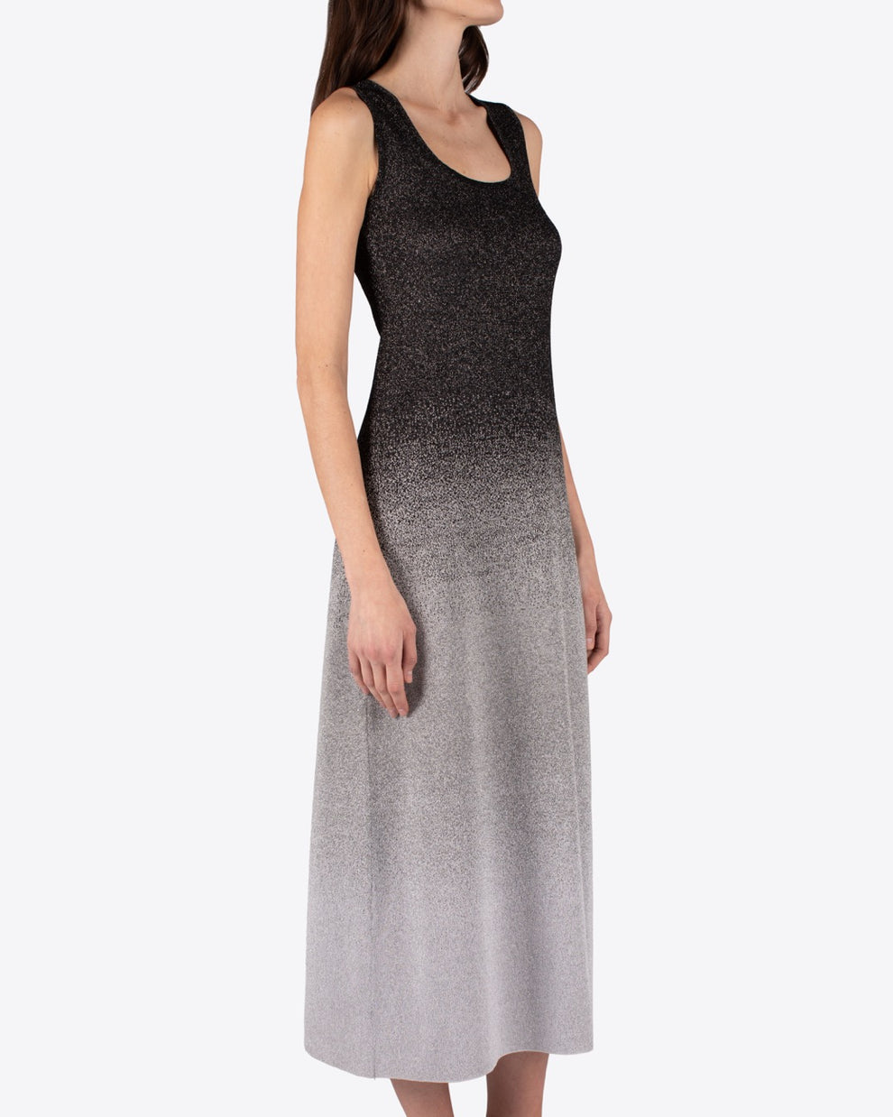 NYX DEGRADE KNIT DRESS - DARK GREY - AZ Factory
