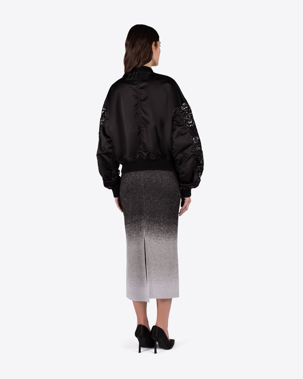 MATICE BOMBER JACKET - BLACK - AZ Factory
