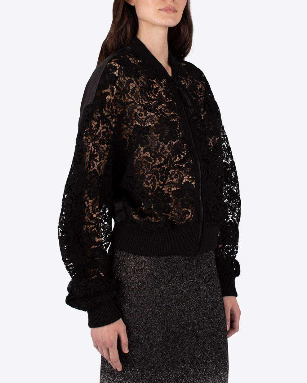 MATICE BOMBER JACKET - BLACK - AZ Factory