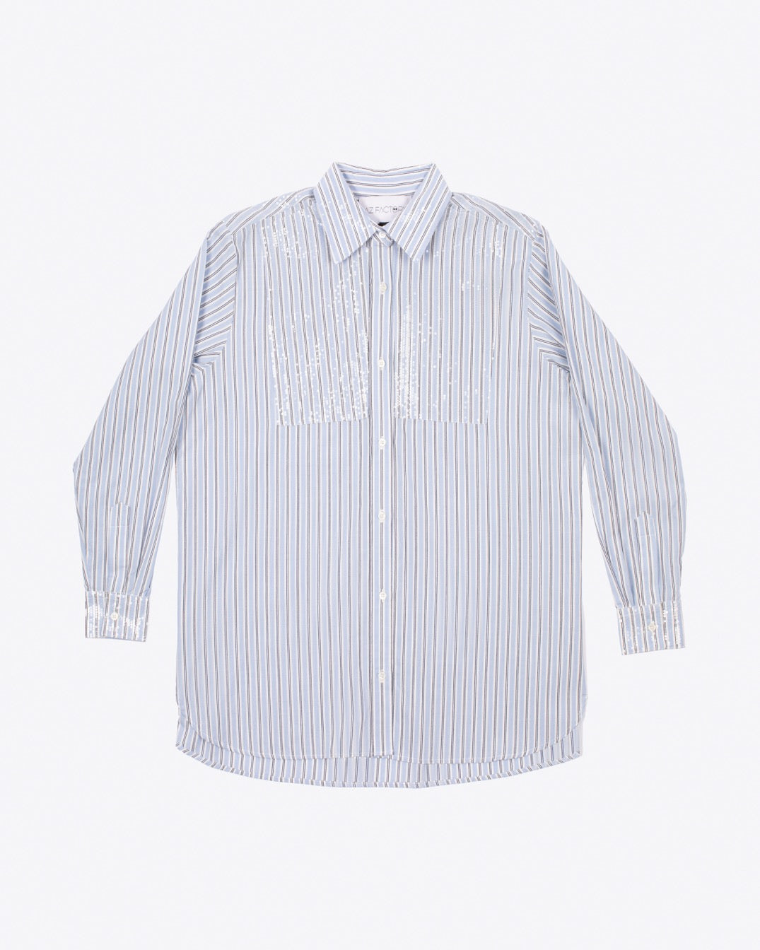 CANDRA SHIRT - WHITE / BLUE - AZ Factory
