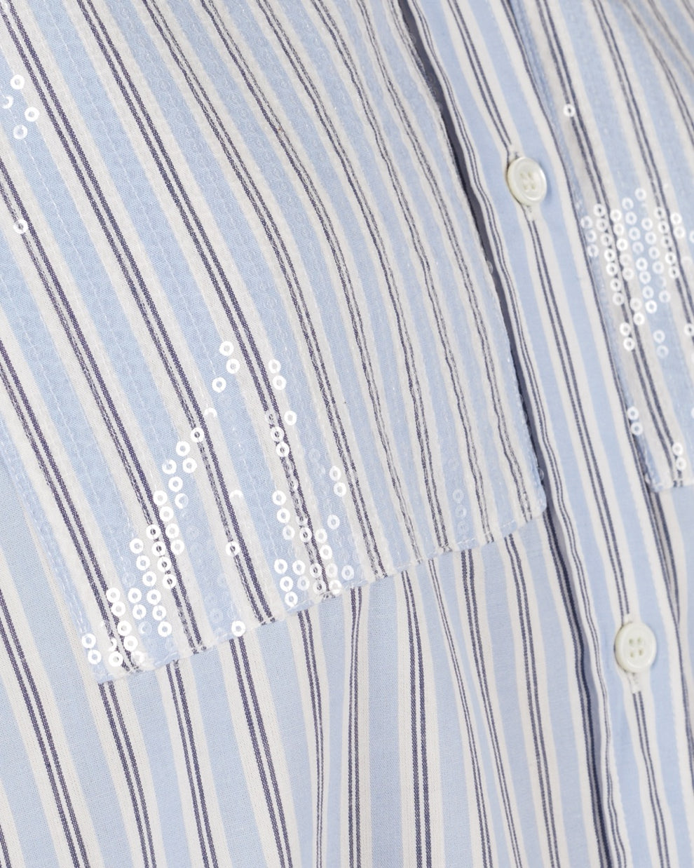 CANDRA SHIRT - WHITE / BLUE - AZ Factory