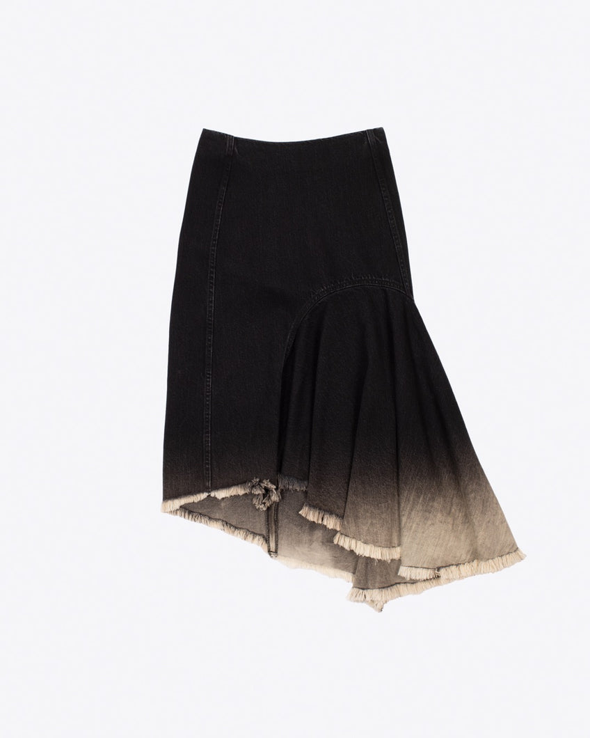 NOVA DENIM SKIRT - WASHED DENIM - AZ Factory
