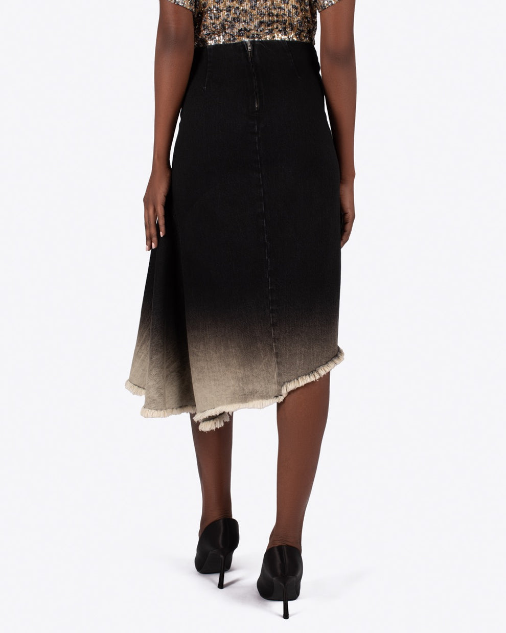 NOVA DENIM SKIRT - WASHED DENIM - AZ Factory