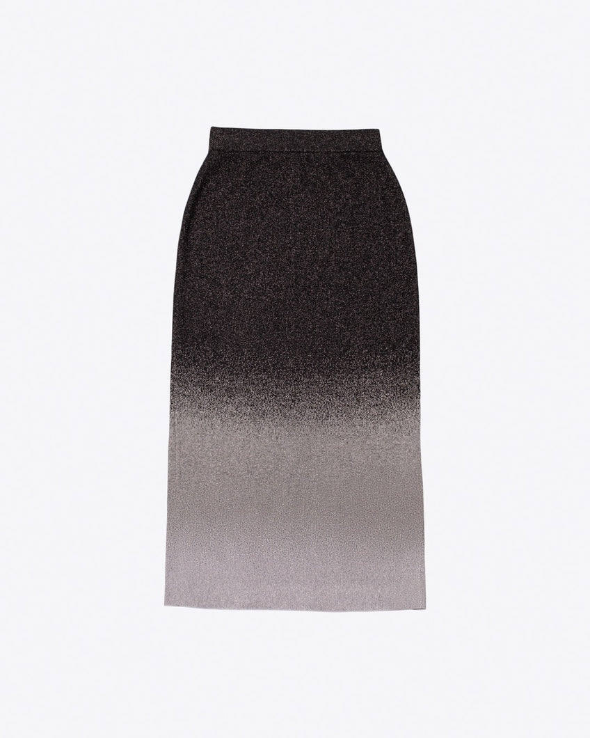 DAPHNE DEGRADE KNIT SKIRT - DARK GREY - AZ Factory