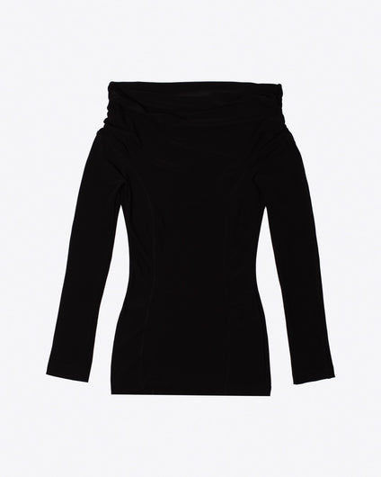 COSETTE TOP - BLACK