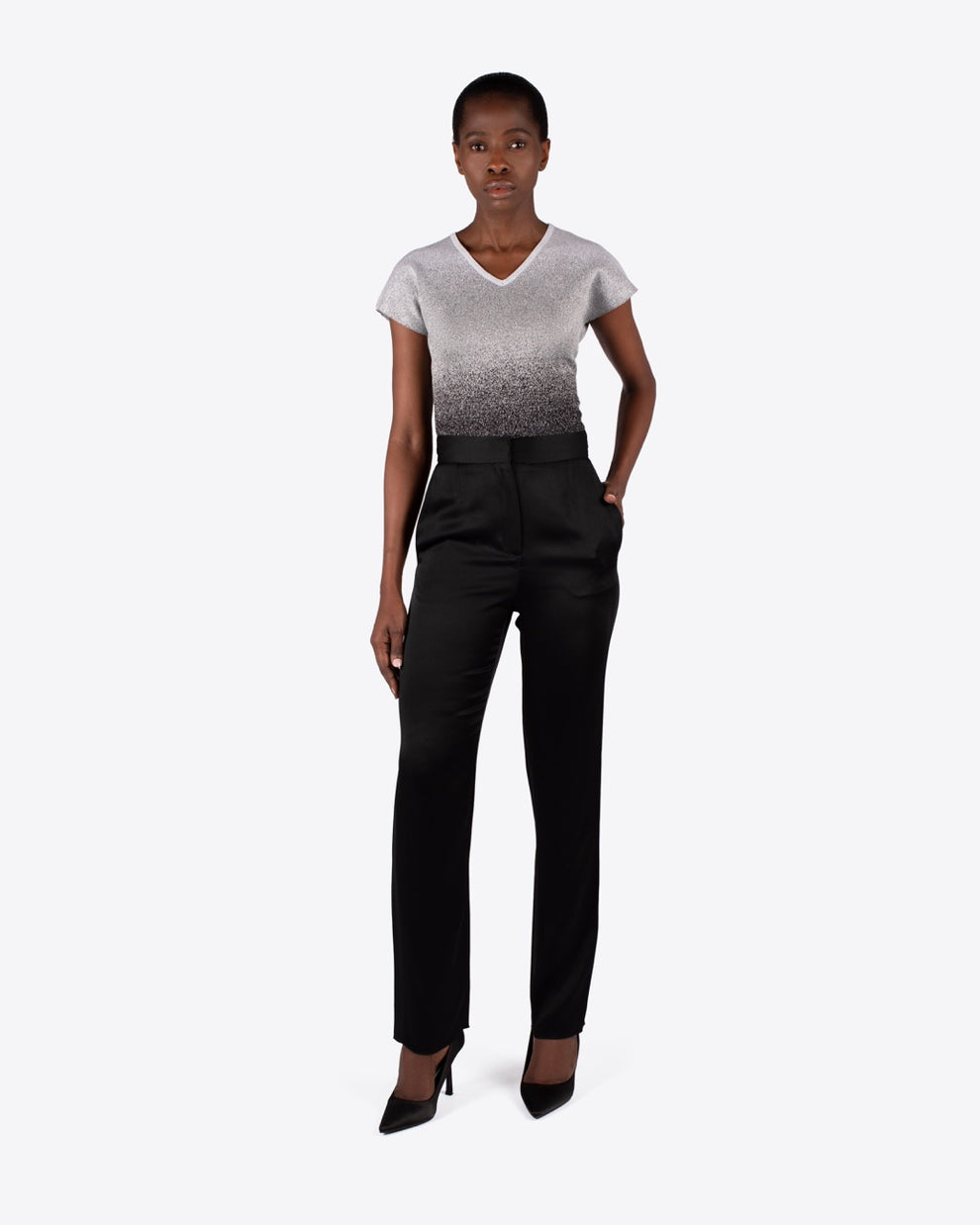 NEEVE KNIT TOP - DARK GREY - AZ Factory