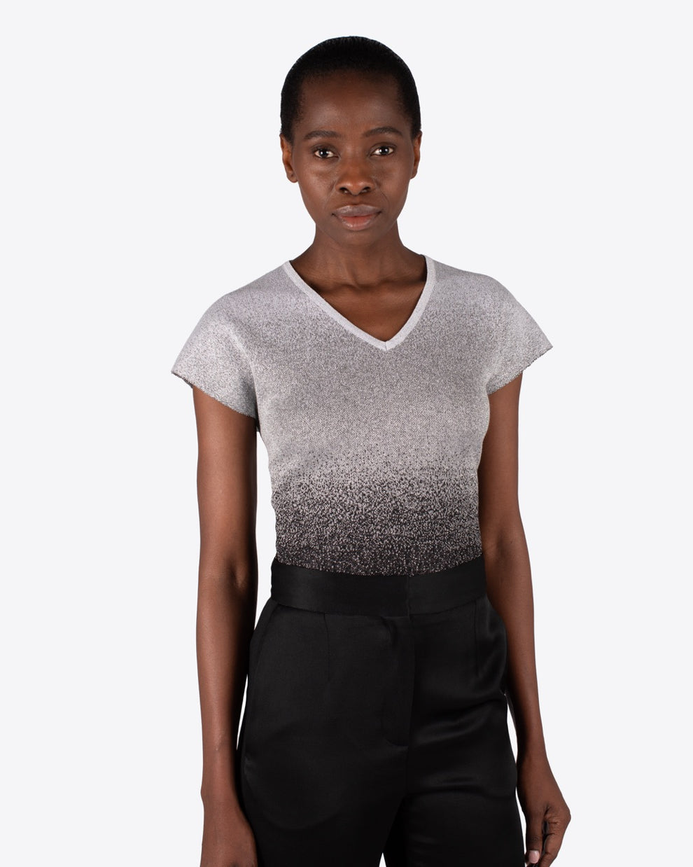 NEEVE KNIT TOP - DARK GREY - AZ Factory