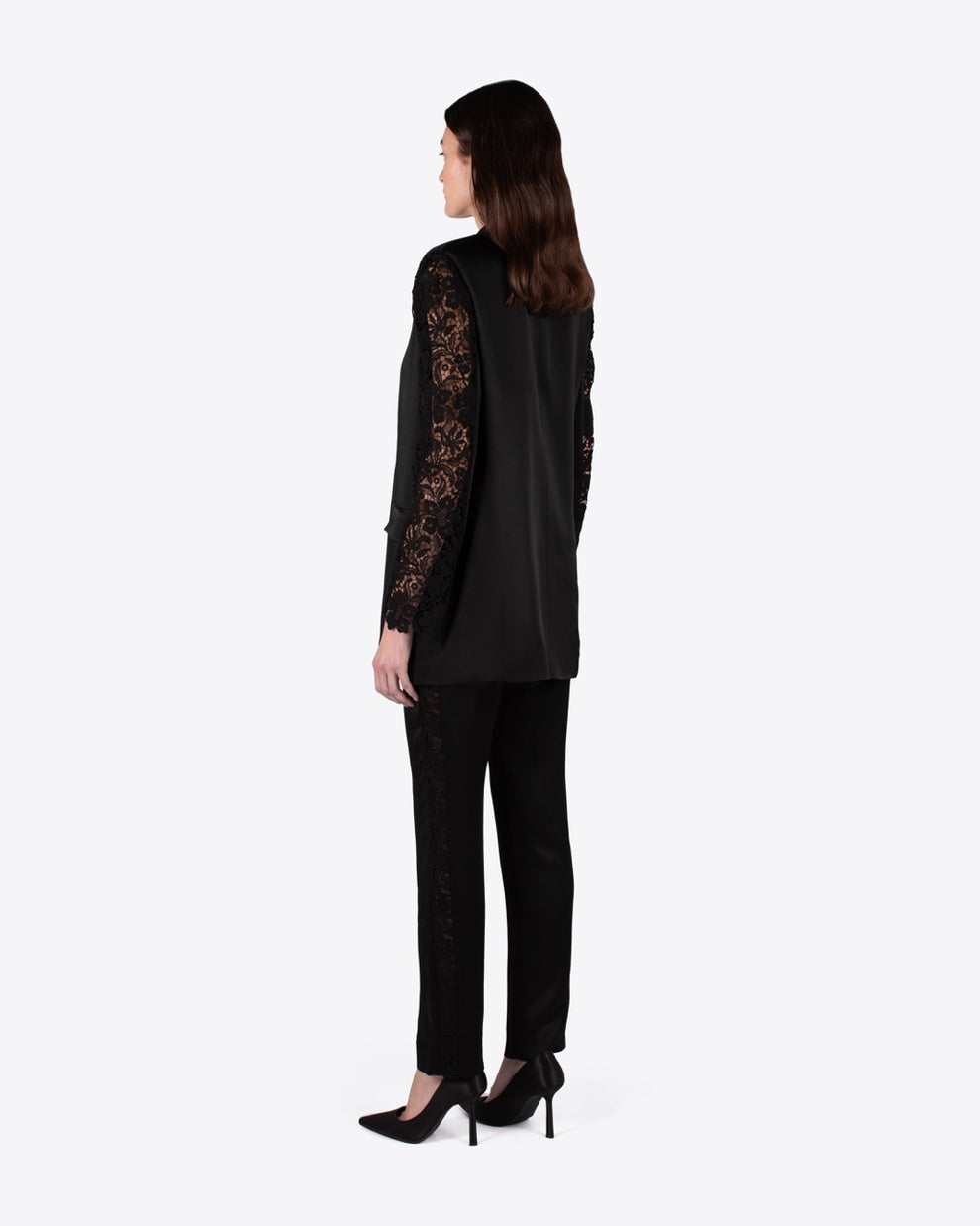 ASTRA LACE PANTS - BLACK - AZ Factory