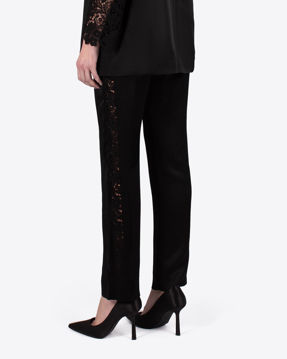 ASTRA LACE PANTS - BLACK - AZ Factory