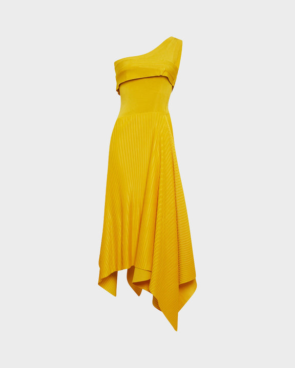 
ASYMMETRIC SUNDANCE DRESS - YELLOW - AZ Factory