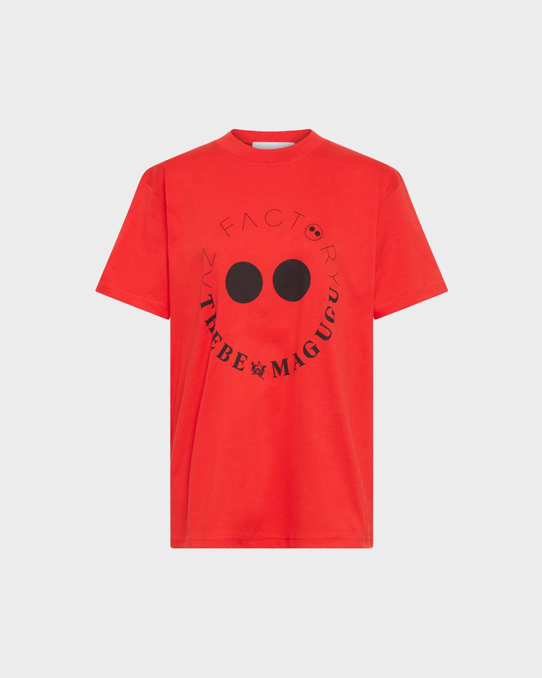 AZ FACTORY WITH THEBE MAGUGU LOGO T-SHIRT - RED