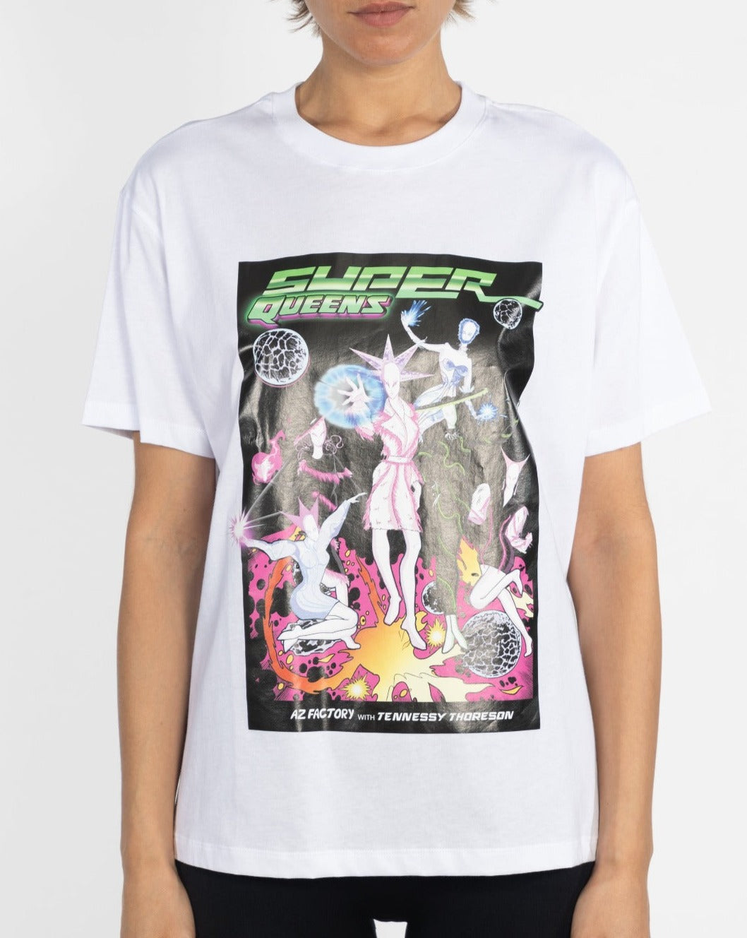 SUPER QUEENS T-SHIRT - WHITE