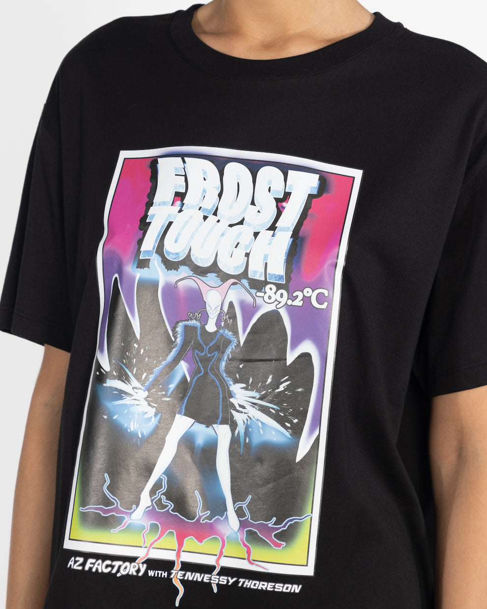 FROST TOUCH T-SHIRT - BLACK - AZ Factory