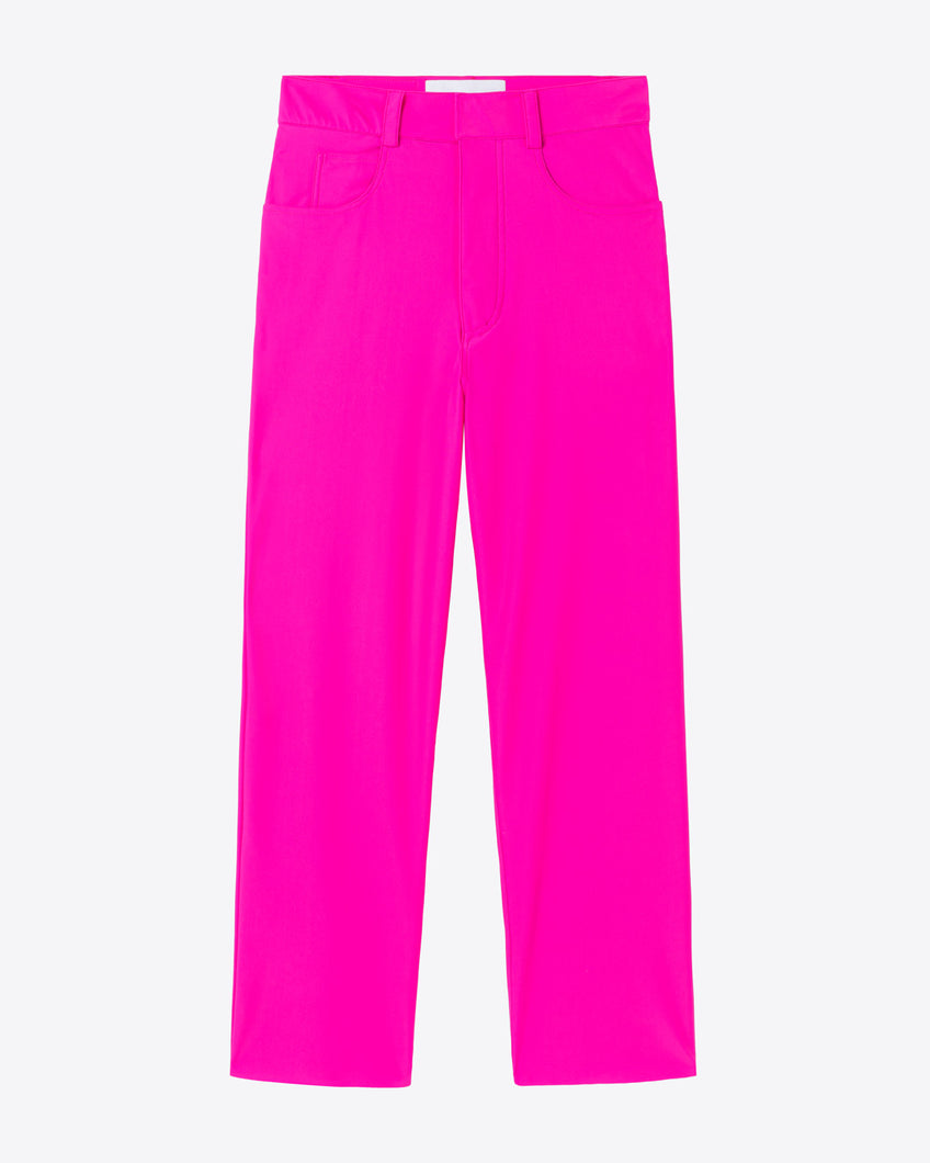 FIVE POCKET BAGGY PANTS - FUCHSIA - AZ Factory