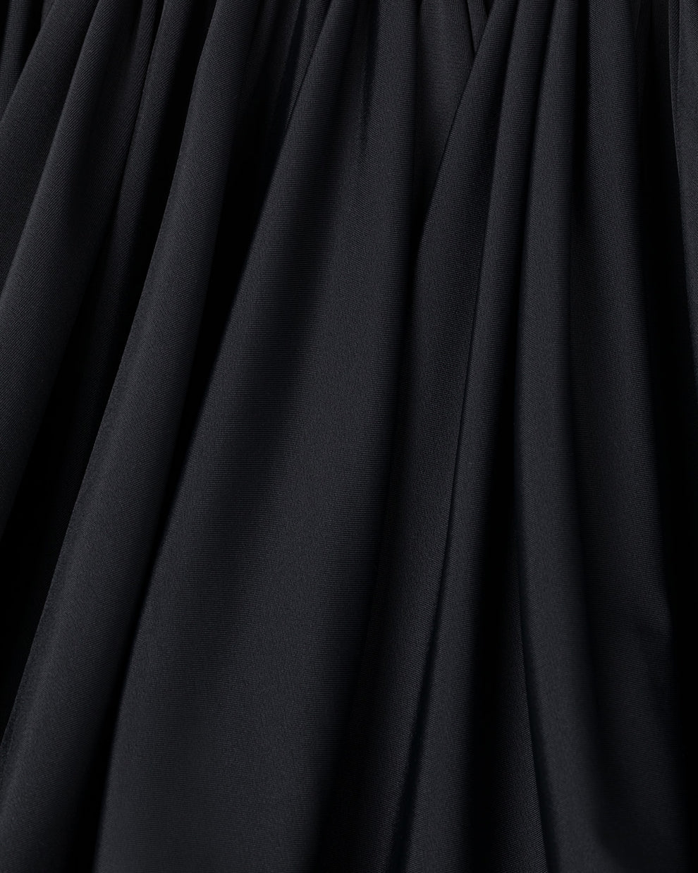 RUFFLED MINI SKIRT - BLACK - AZ Factory