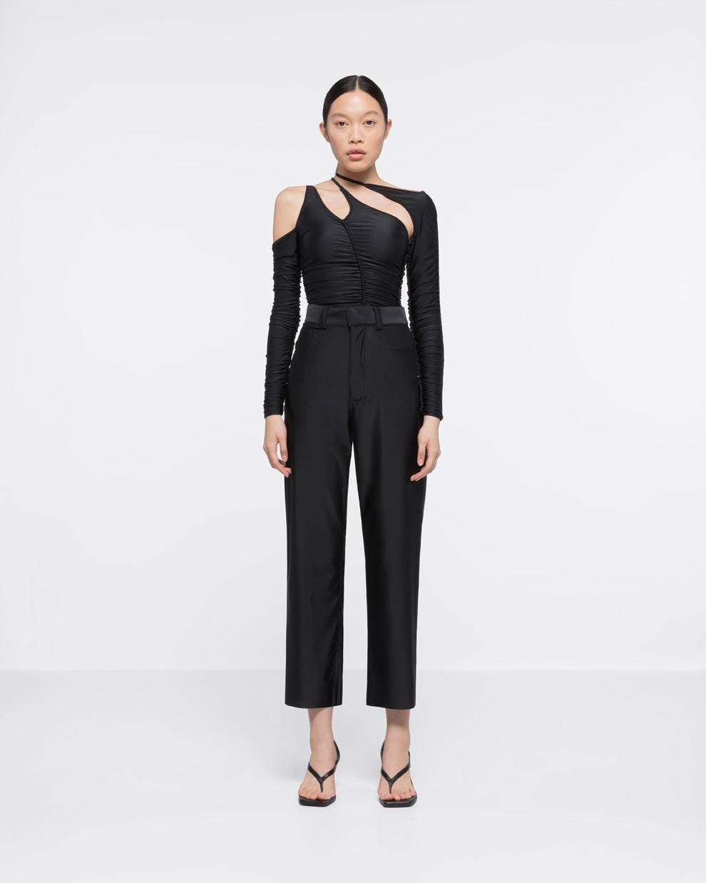 FIVE POCKET BAGGY PANTS - BLACK - AZ Factory